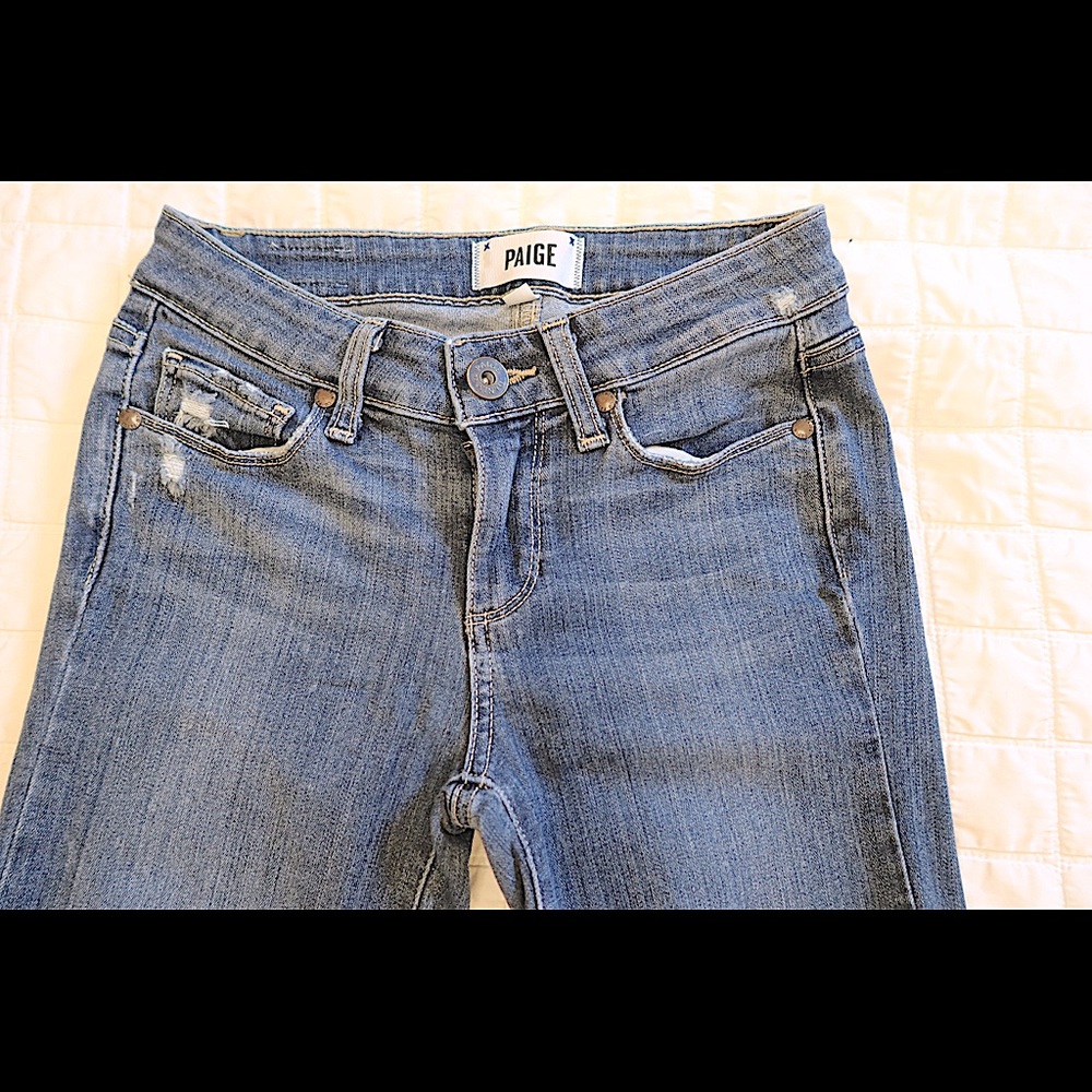 Paige distressed denim